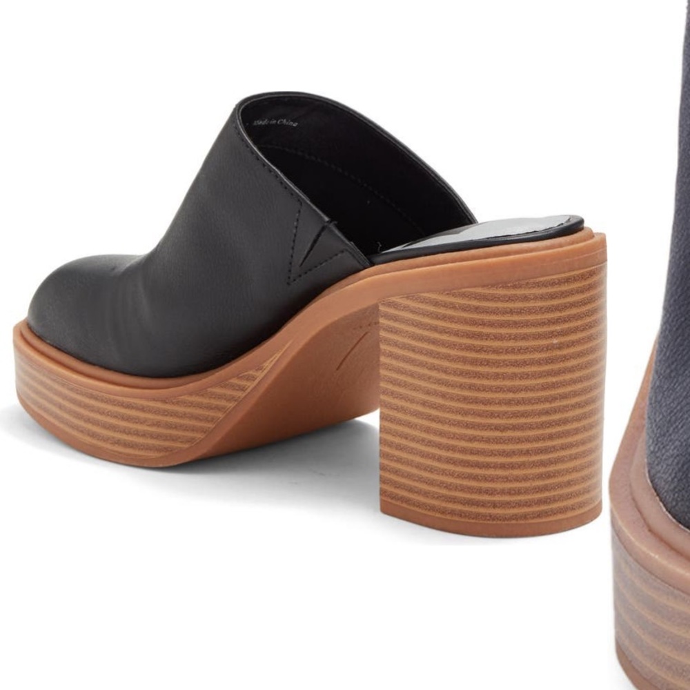 Dolce Vita Black Catrin Mule Size 8